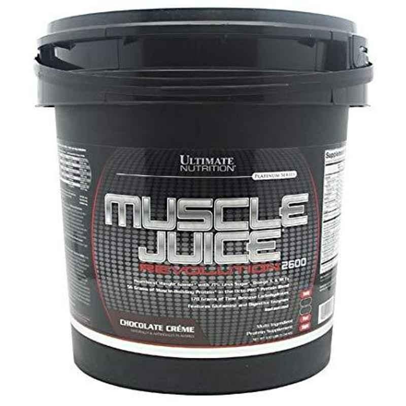 Ultimate Nutrition Muscle Juice Revolution 2600 11.1lbs Chocolate Creme Protein Powder