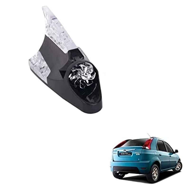 Kozdiko Black Auto Wind Power LED Light Shark Fin Car Antenna for Mahindra Verito Vibe