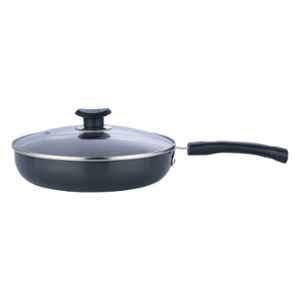 Vinod Black Pearl Plus 24cm Induction Friendly Deep Frypan with Lid, IHADFP24 (Pack of 5)