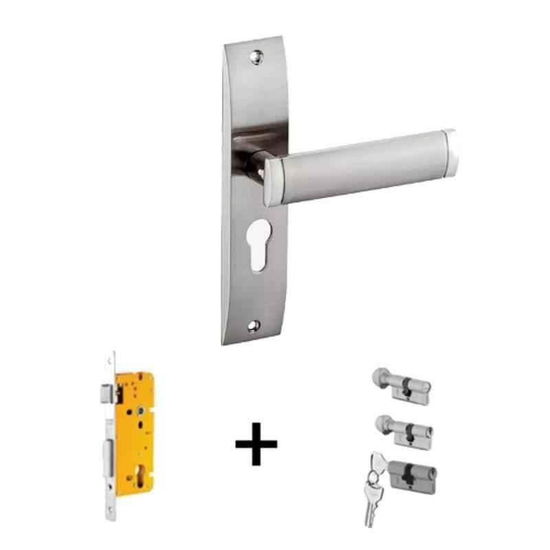 Dorset ML Series Dave ML DAV 70mm Stainless Steel Lock Set with Knob & Key (Pack of 3)
