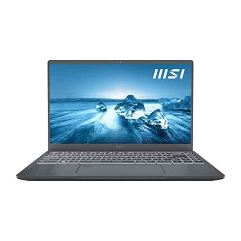 MSI Prestige 14 inch 16GB/512GB SSD Intel Core i5 FHD Grey Laptop, 9S7-14C612-208