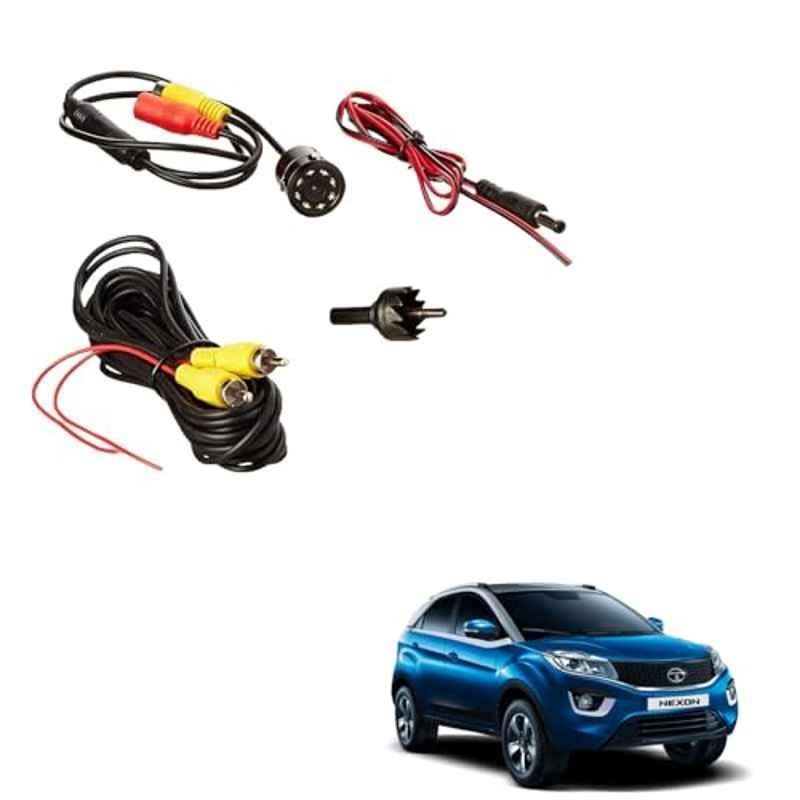 Kozdiko Car Rear View Reverse Parking Camera with HD Night Vision & 8 LED Waterproof for Tata Nexon