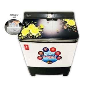 T-Series TWM-G82B 8.2kg Plastic White & Black Twin Tub Semi Automatic Washing Machine