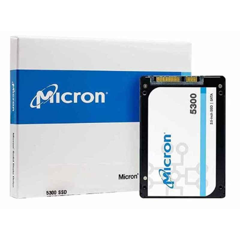 Micron 5300 PRO 7680GB SATA 2.5 inch (7mm) Non-SED Enterprise SSD (Tray), MTFDDAK7T6TDS-1AW1ZABYYT