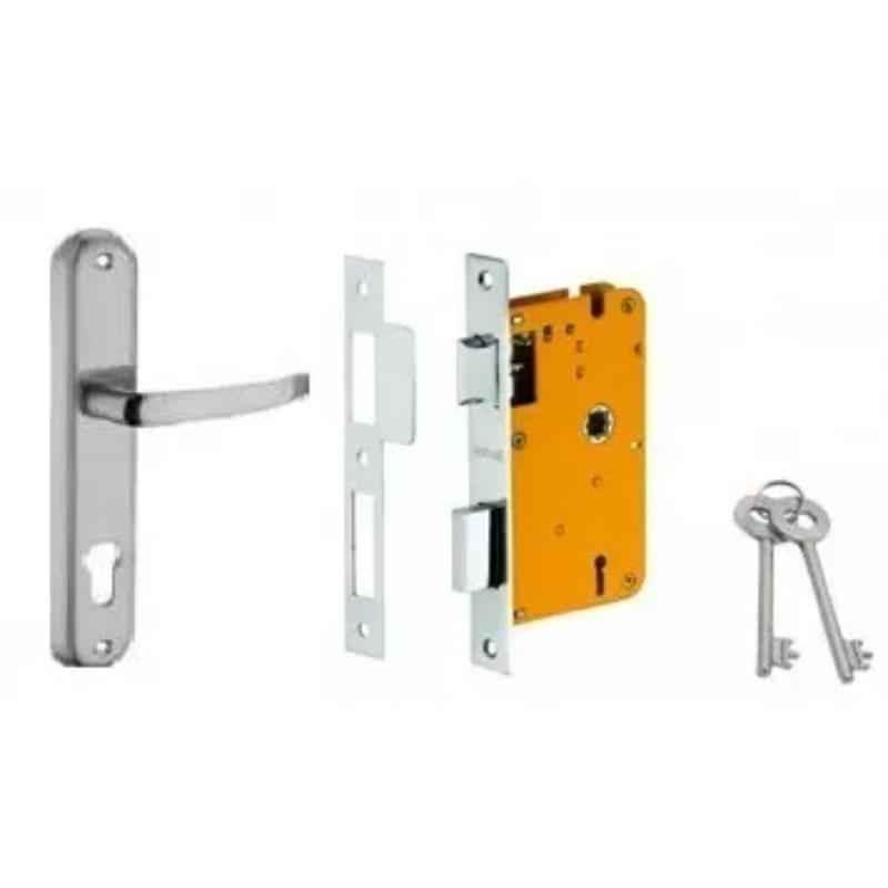 Dorset HL Series Ostler 8 inch Stainless Steel Patina Finish Door Handle Lock Set with KY Mortise Lever Lock (Pack of 2)