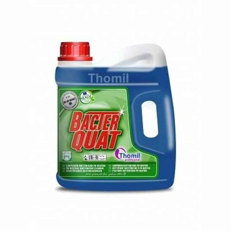 Thomil Bacter Quat PH Neutral Bactericide Cleaner, Pine Scented, 4 L, Blue