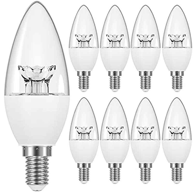 Osram Classic B40 5.5W 2700K E14 Warm White LED Star Candle Lamp (Pack of 10)