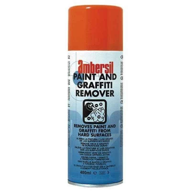 Ambersil 31630 Paint And Graffiti Remover 400ml For Removing Paint And Graffiti From Hard, Nonporous Surfaces, Such As Walls, Tiles, Ceramics And Metals