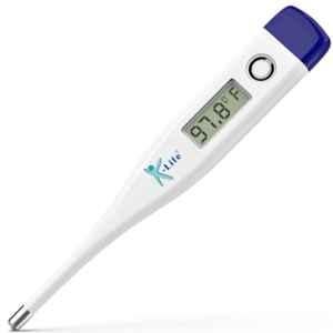 K-Life DT-01 Plastic White Digital Thermometer with LCD Display