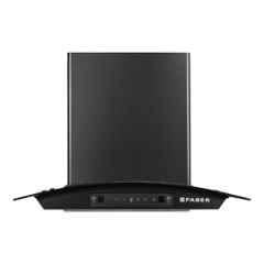 Faber Zest 1200m3/hr 60cm Black Heat Autoclean Wall Mounting Chimney, 320.0690.894