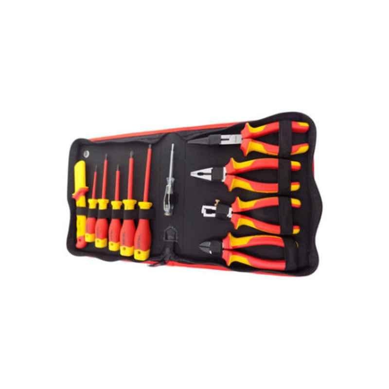 Tolsen 83411 11Pcs Red Insulated Hand Tools Set