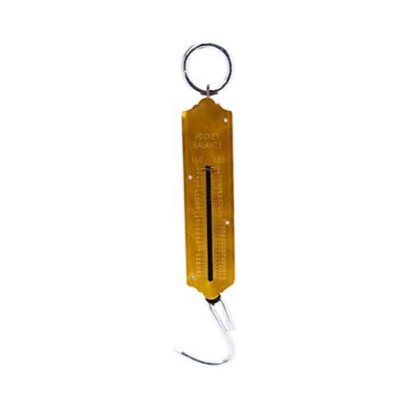 Royal Star 100kg Metal Yellow Pocket Weight Scale