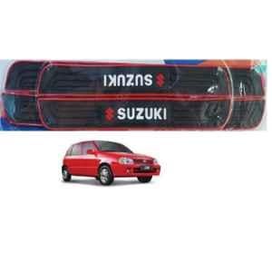 SureStrive 4 Pcs PVC & Rubber Black Car Door Sill Plate Set for Maruti Suzuki Zen All Model