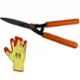 Yuvcon 250mm Plastic Handle Hedge Shear with Hand Gloves, YUV1124