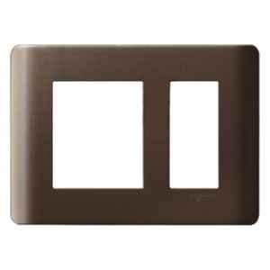 Schneider Electric ZENcelo 3 Module Polycarbonate Bronze Fixing Cover Frame, IN8403C(BZ)