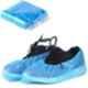 SSWW 21 inch Blue Woven Polyethylene Disposable Shoe Cover