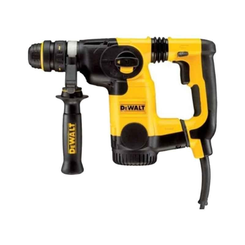 Dewalt 800W 110V 26mm L-Shape SDS Plus Combination Hammer with QCC, D25324K-LX