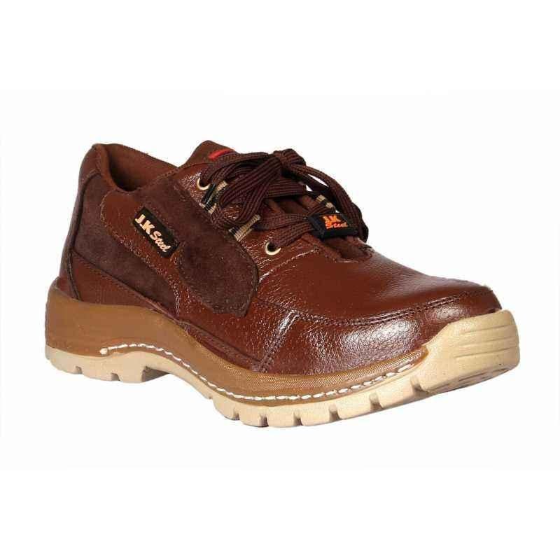 Jk Steel JKPA068BRN Steel Toe Safety Shoes, Size: 10
