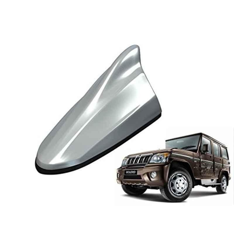 Kozdiko Silver Shark Fin Signal Receiver Antenna for Mahindra Bolero