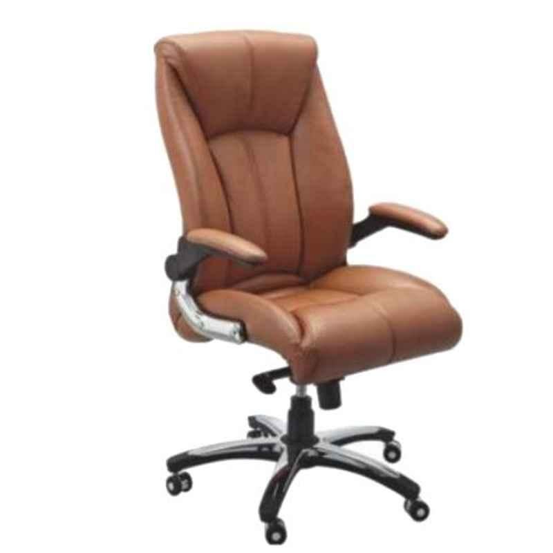 Master Labs Leatherite Knee Tilt Synchronic Director Office Chair with Fixed Arm, MLF-027