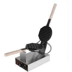 Khushi Udyog 1400W Stainless Steel Silver Single Bubble Waffle Maker