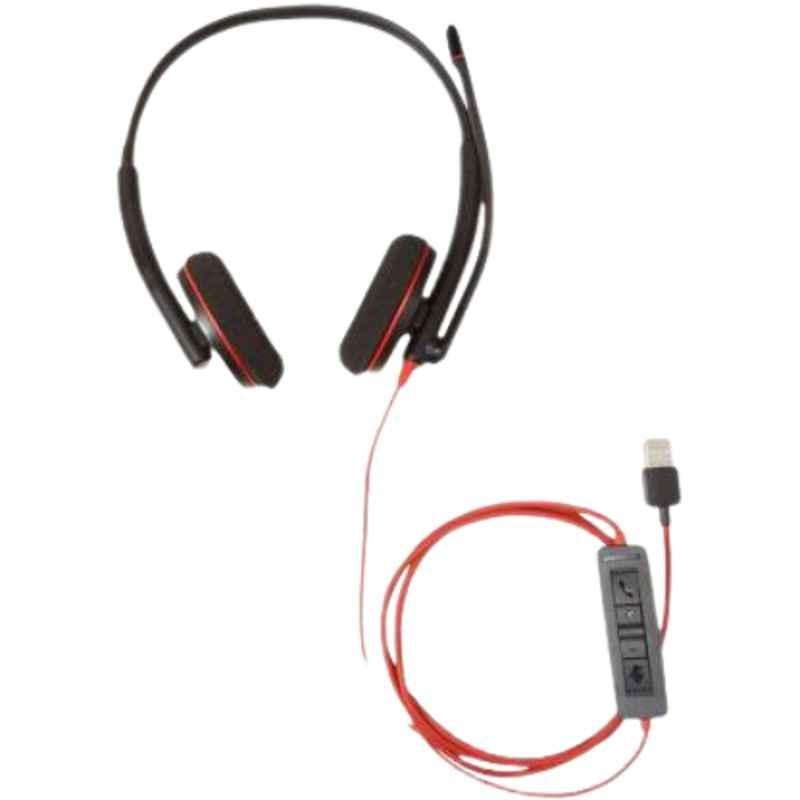 Poly Plantronics C3220 Black USB Wired Headset