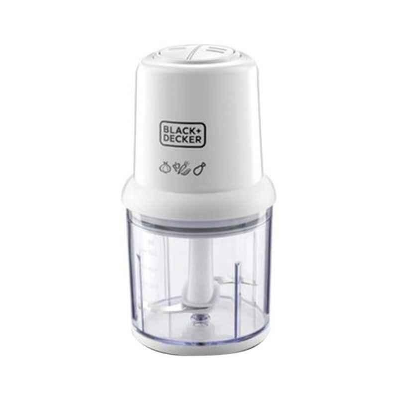 Black & Decker 300W Stainless Steel White & Clear Food Chopper with 2 Speed for Chopping, SC310-B5