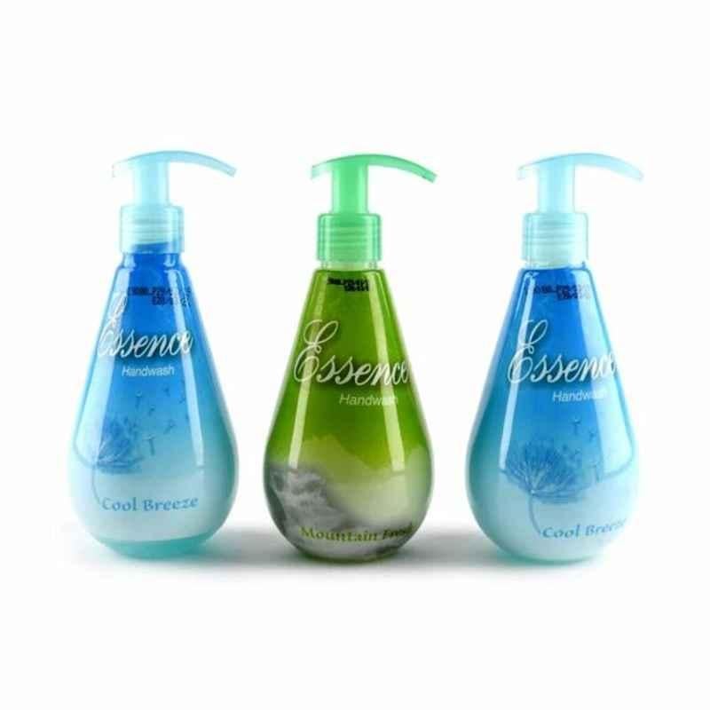 Essence Liquid Hand Wash, Cool Breeze and Mountain Fresh, 250ml, 24 Pcs/Carton
