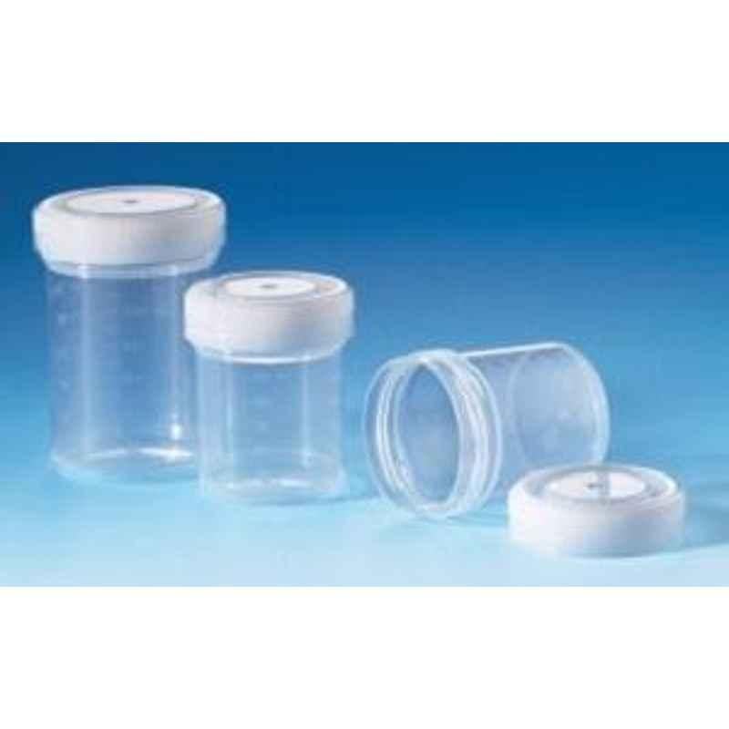 Tarsons 881111 Polypropylene/Polycarbonate 1000 ml Specimen Container