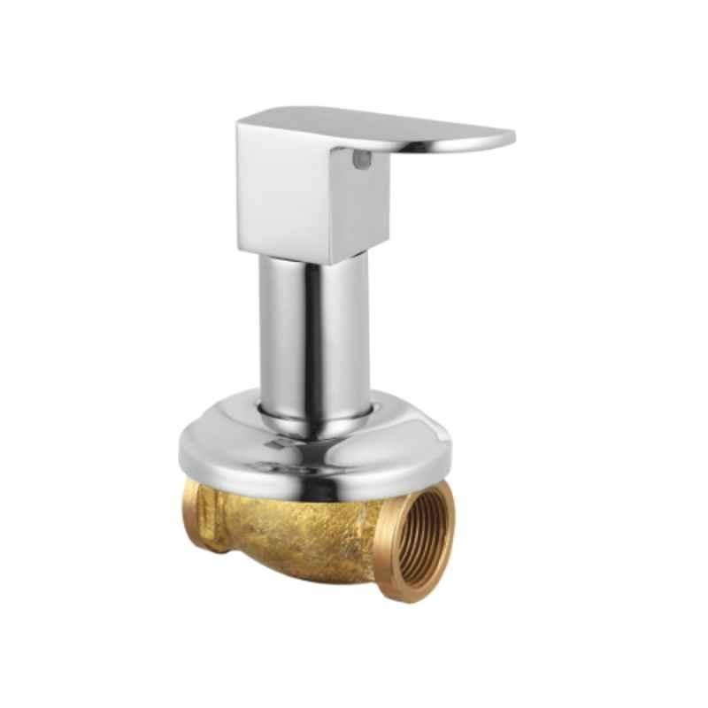 Lipka 15mm Arise Chrome Brass Concealed Stop Cock, ARS-10