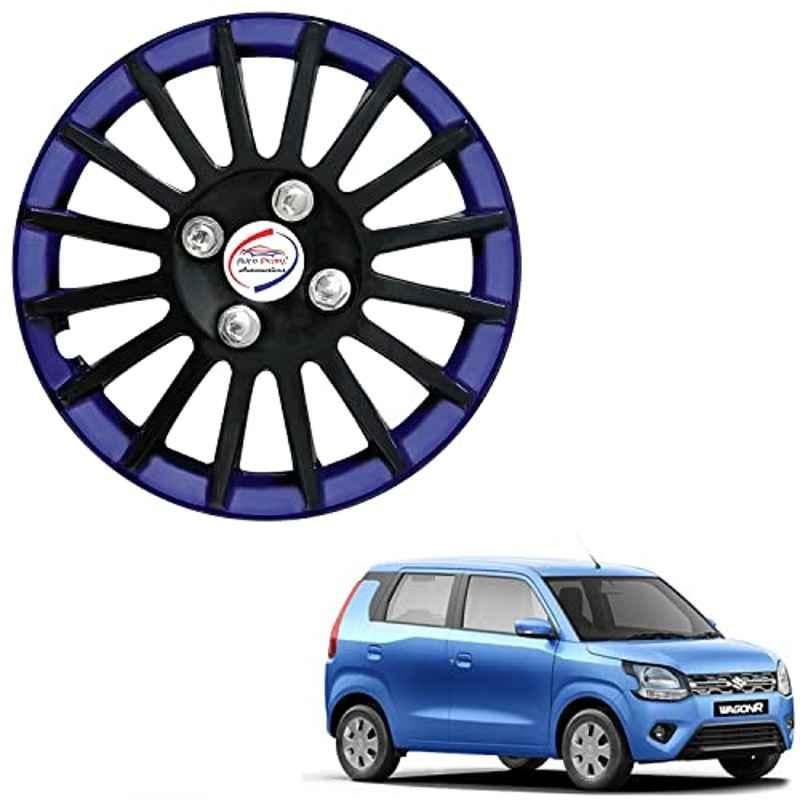 Auto Pearl 4 Pcs 13 inch ABS Press Type Hubcap Wheel Cover Set with Retention Ring for Maruti Suzuki WagonR 2019 wc040