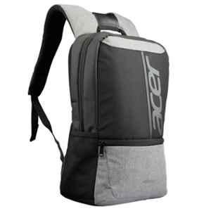 Acer Lite 16 Litre Premium 1680D Polyester Fabric Black & Grey Backpack with 1 Compartment, 5W.49864.001