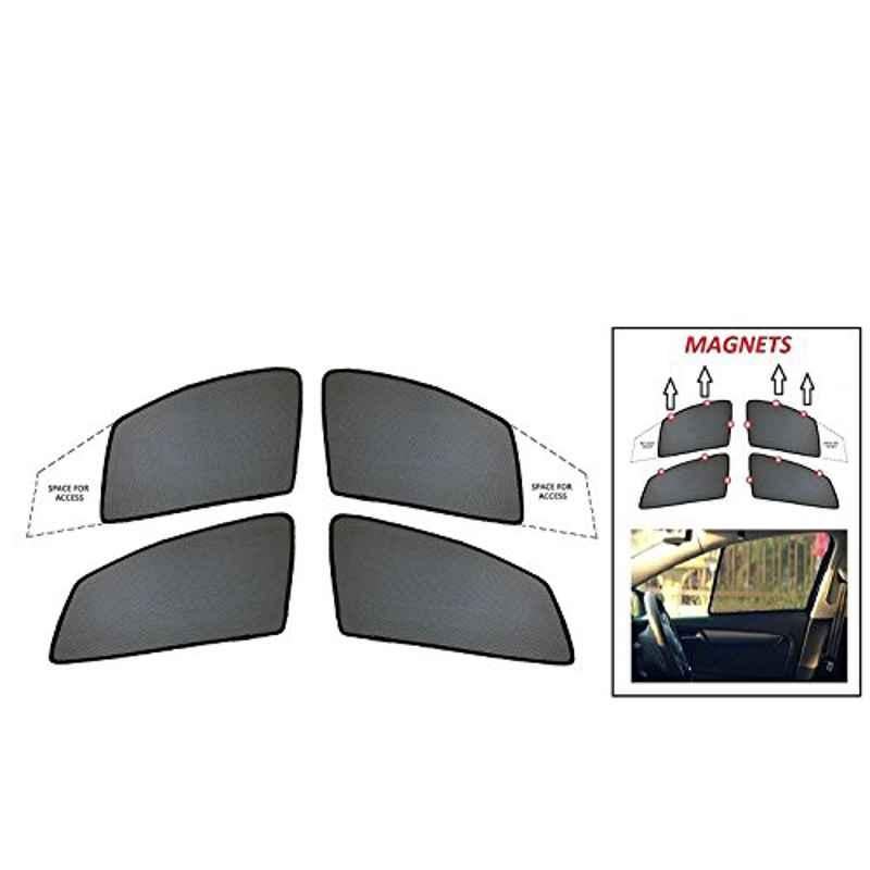 Kozdiko 4 Pcs Half Magnetic Car Sun Shade Set for Hyundai Xcent, Koz-31237