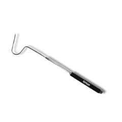 Efficacy 91cm Stainless Steel Silver Collapsible Garbage Picker Hook with Soft Grip Handle