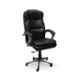 Caddy PU Leatherette Black Adjustable Office Chair with Back Support, DM 79
