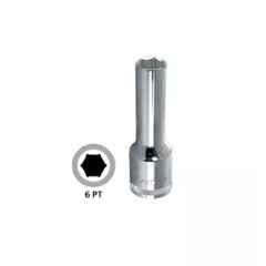 Eastman 24mm 1/2 inch Drive Hex Deep Socket, E-2225