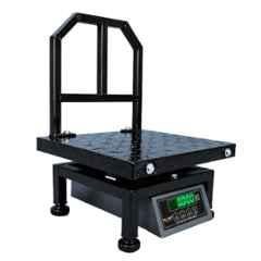 Monet 14x14 inch 180kg Mild Steel Platform Weighing Scale with Dual Display & 2 Days Battery Backup