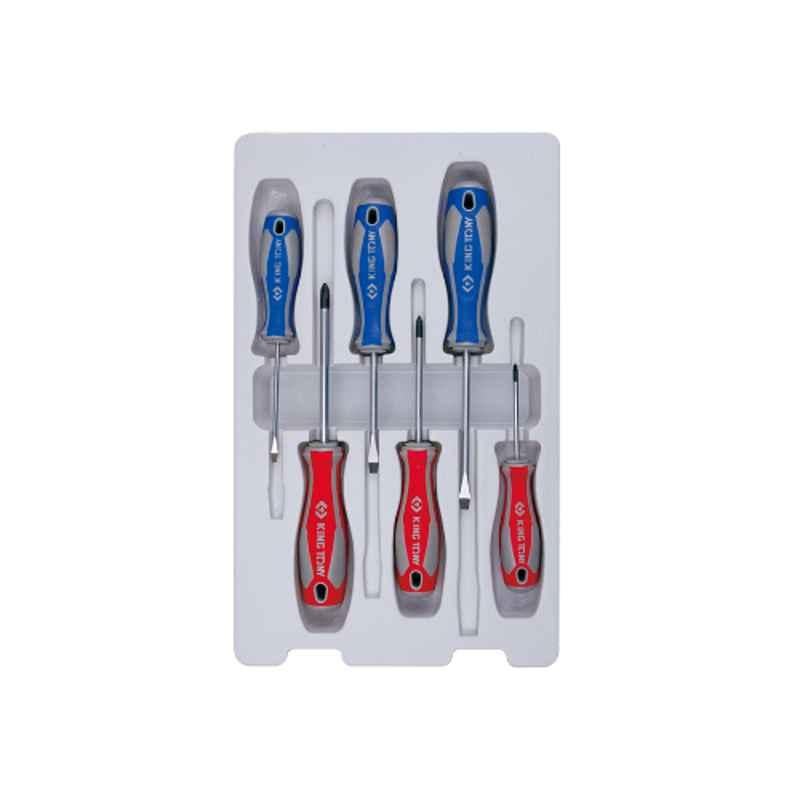 6PC.SCREWDRIVER SET METRIC WITH COLOR BOX PACK