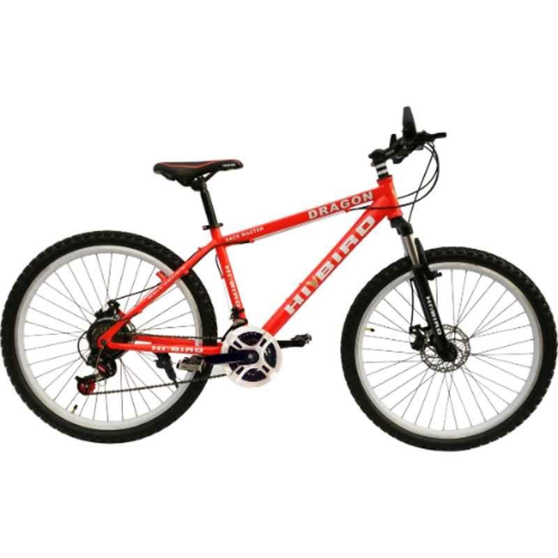 Buy Hi Bird Dragon 26T Floruscent Red 21 Speed Double Disc Brake