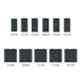 Anchor Roma Classic 10A Bell Push Black Dura Switch, 21554MB, (Pack of 10)