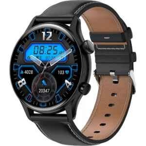 Gizmore GizFit Glow 1.37 inch Touchscreen Black & Brown BT Calling Smartwatch