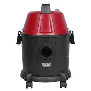 American Micronic 15 Litre Red, Black & Steel Wet & Dry Vacuum Cleaner with Blower & HEPA Filter, AMI-VCD15-1600WDX