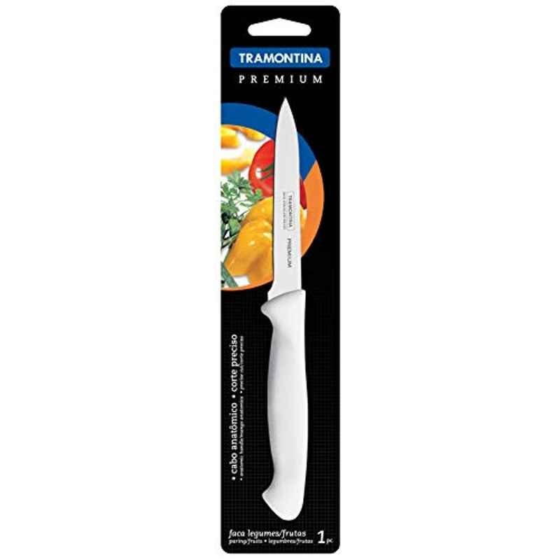 Tramontina 4 inch Stainless Steel White Paring Knife, 24470184