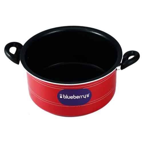 Buy Blueberrys 8 Litre Non-Stick Biriyani Pot With Glass Lid (Ruby