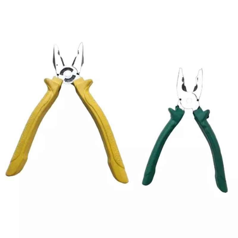 Sky Blue 2 Pcs 7.8 inch Lineman Plier Combo, SBE_PLIER_COMBO_MOD_01510