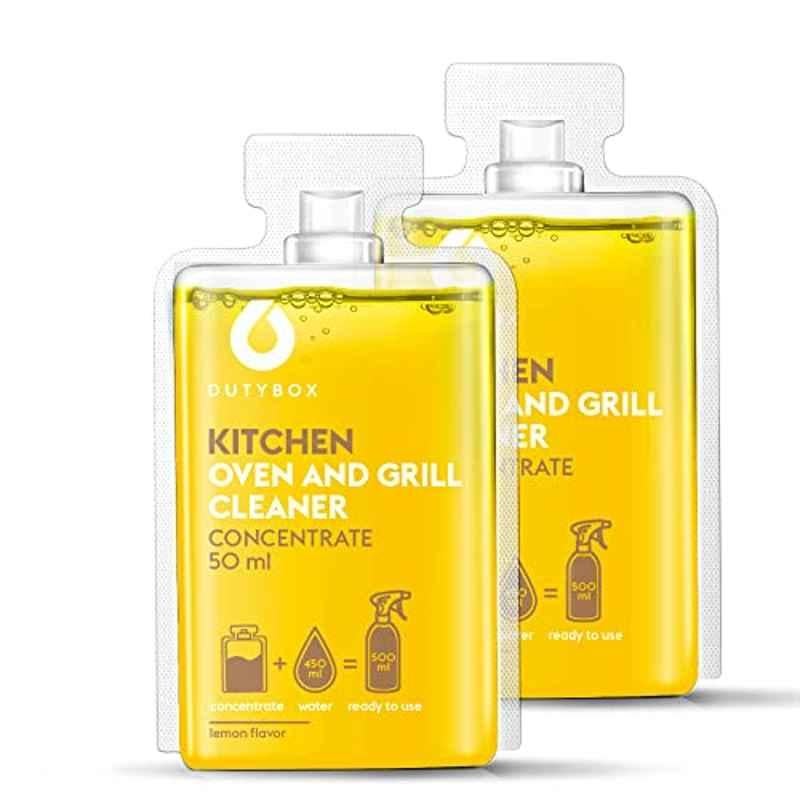 Dutybox Kitchen Series 50ml Oven & Grill Concentrated Cleaner & Degreaser (Pack of 2)
