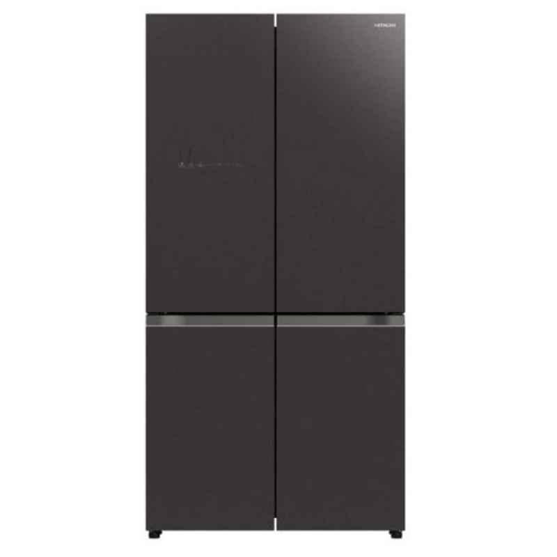 Hitachi 720L Glass Mauve Gray Side by Side 4 Door Refrigerator, RWB720VUK0GMG
