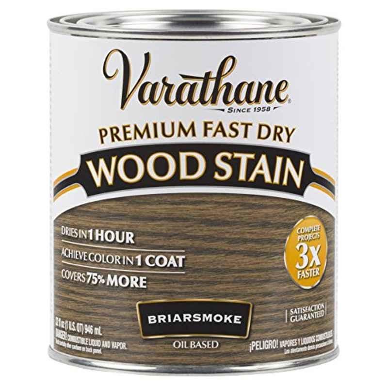 Varathane 32 Fl.oz Briarsmoke Premium Fast Dry Wood Stain, 313608