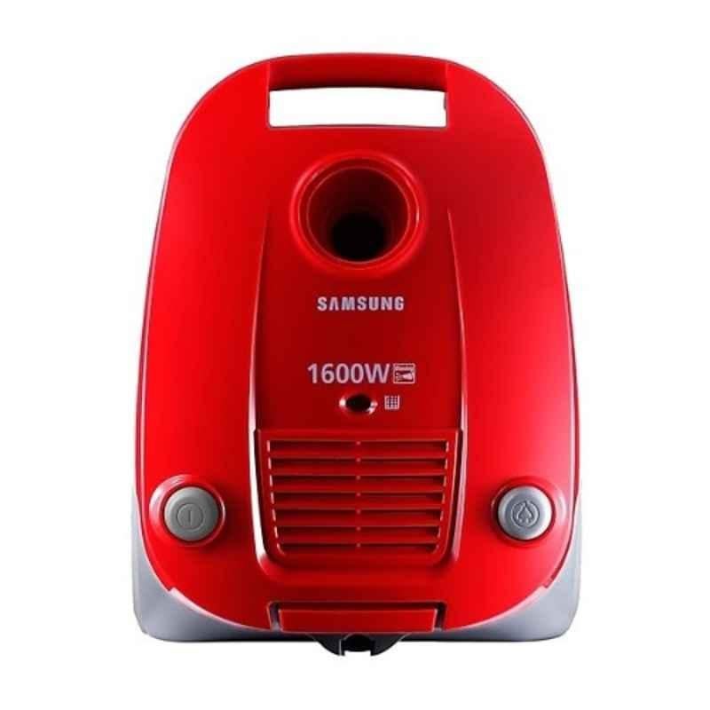 Samsung 1600W 3L Red Canister Vacuum Cleaner, VCC4130S37-XSG
