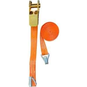 GTCFI 5m 25mm Polyester & Steel Orange Ratchet Tie Down Lashing Luggage Strap, 2510-5